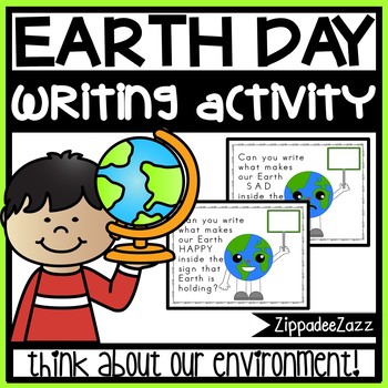 FREE Worksheets for Earth Day Writing Activity by ZippadeeZazz | TpT