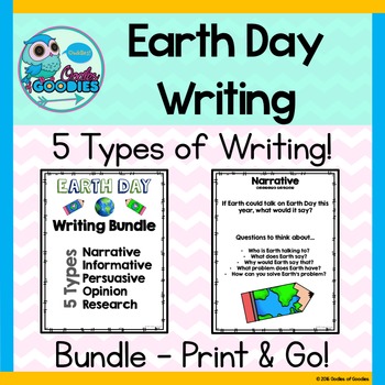 Preview of Earth Day - Writing Activities
