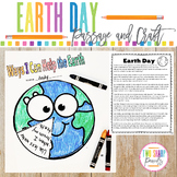 Earth Day Writing Craft Activity | Reading Passage | Earth