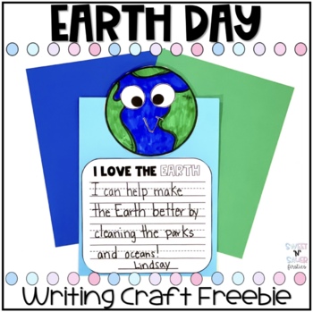 Preview of Earth Day Writing Craft Freebie