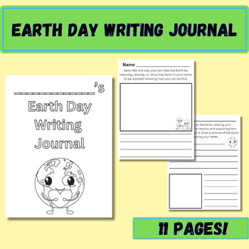 Preview of Earth Day Writing Journal