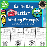 Earth Day Writing - Letter - Thank You Earth Writing Prompt