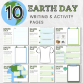 10 Earth Day Writing Pages & Activity Pack - EASEL include