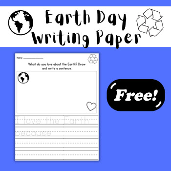 Preview of Earth Day Writing Worksheet