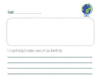 Preview of Earth Day Writing Prompt