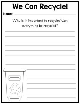 Earth Day Worksheets and Writing Prompts by Amanda's Little Learners