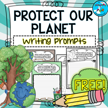 Preview of Earth Day Writing Prompts (Reduce, Reuse, Recycle)