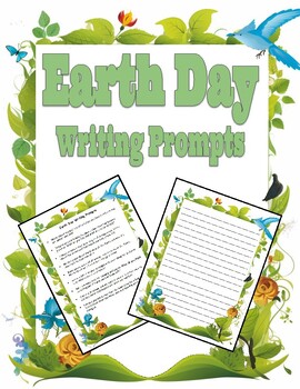 Preview of Earth Day Writing Prompts: Inspire Environmental Awareness and Creativity