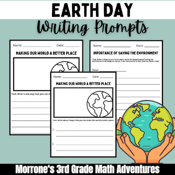 Preview of Earth Day Writing Prompts: Making our World a Better Place