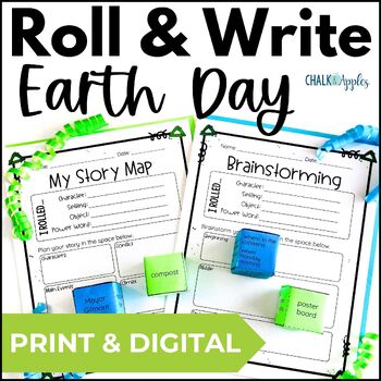 Preview of Earth Day Writing Prompts - Narrative Writing Prompts & Earth Day Writing Paper
