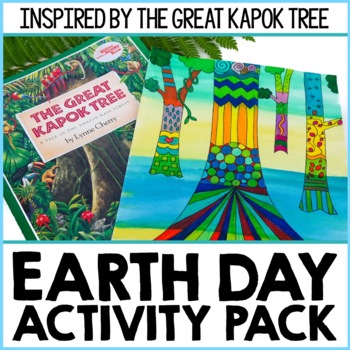 Preview of Earth Day Writing, Reading, and Art Activities Inspired by The Great Kapok Tree