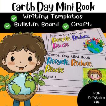 Preview of Earth Day Writing Templates: Earth Day Mini Book/ Activity and Craft