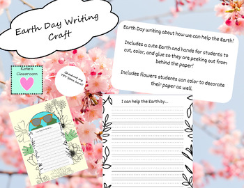 Preview of Earth Day Writing and Craft!