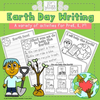 Preview of Earth Day Writing and Tracing Activities
