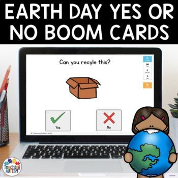 Preview of Earth Day Yes or No Questions | Boom Cards Distance Learning