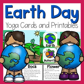 Preview of Earth Day Yoga Cards