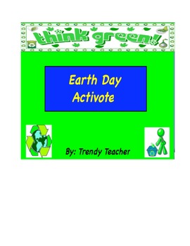 Preview of Earth Day activote flipchart