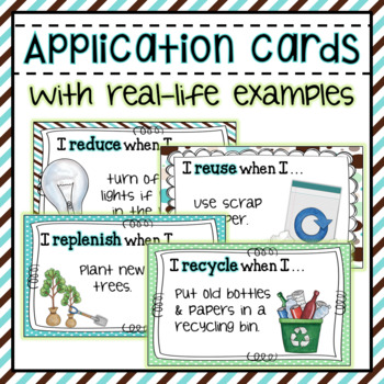 Earth Day/Arbor Day Bulletin Board Set - (Reduce, Reuse ...