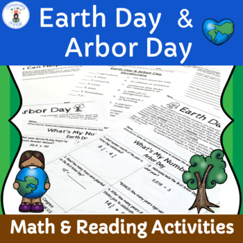Preview of Earth Day and Arbor Day Math and Reading Comprehension