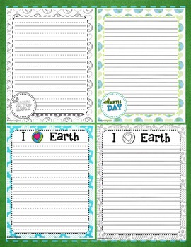 Earth Day and Arbor Day Writing Template by Mr and Mrs ...