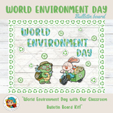 Earth Day and World Environment Day Bulletin Board, Recycl