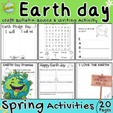 Earth Day craft Bulletin-Board & Writing Activity | Spring