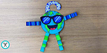 Preview of Earth Day door decor, Earth Day craft, bulletin board ideas spring activities