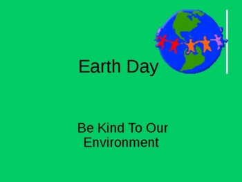 Preview of Earth Day elementary presentation