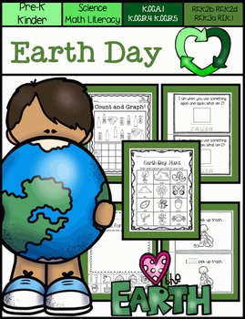 Preview of Earth Day for Pre-K and Kindergarten