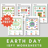 Earth Day iSpy Worksheets | Counting Worksheet