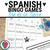 Spanish Nature Vocabulary Bingo Game + Vocabulary Lists - 