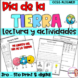 Earth Day reading comprehension in Spanish - Día de la Tie