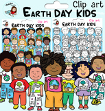 Earth Day kids clip art