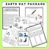 Earth Day package, reading, treasure hunt game activities,