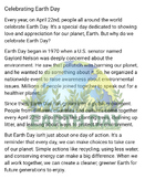 Earth Day reading passage for grades 4-6
