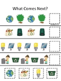 Earth Day themed What Comes Next Preschool Educational Pat