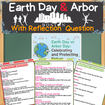 Preview of Earth Day vs Arbor Day: Celebrating and Protecting Nature slideshows with R/Q