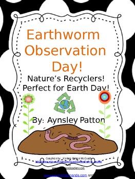 Preview of Earth Day with Earthworms!!  {Earthworm Observation Day}