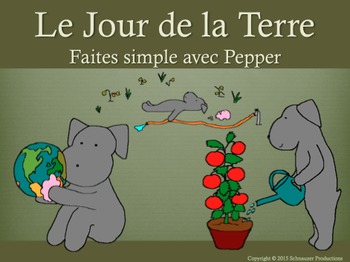 Preview of Earth Day with Pepper in French