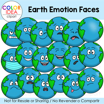 Preview of Earth Emotion Faces