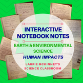 Earth & Environmental Science Interactive Notebook - Human