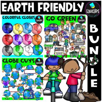 Preview of Earth Friendly Big Clip Art Bundle - EARTH BUNDLE {Educlips Clipart}