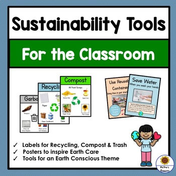 Preview of Recycling Labels | Environmental Awareness Posters | Sustainability Posters