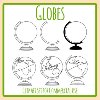 black and white globe clip art