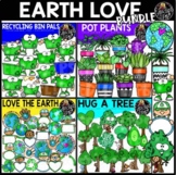 EARTH DAY - Earth Love Clip Art Bundle {Educlips Clipart}