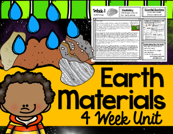 Preview of Earth Materials Unit
