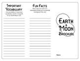 Earth & Moon Brochure plus Grading Rubric