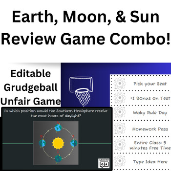 Preview of Earth, Moon, & Sun Grudgeball & Unfair Review Game Combo!