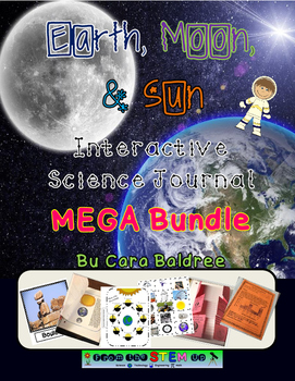 Preview of Earth, Moon, and Sun Interactive Notebook Bundle/ Activities/ Labs/ Worksheets