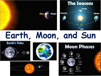 Preview of Earth, Moon, & Sun Lesson & Flashcards - study guide, exam prep, 2023-2024